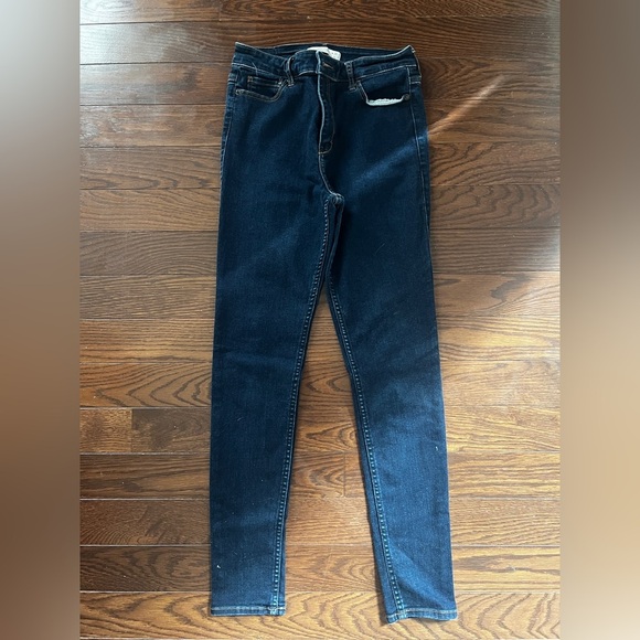 Abercrombie Women’s Vintage Skinny Dark Wash Jeans Size 8 - Picture 5 of 7